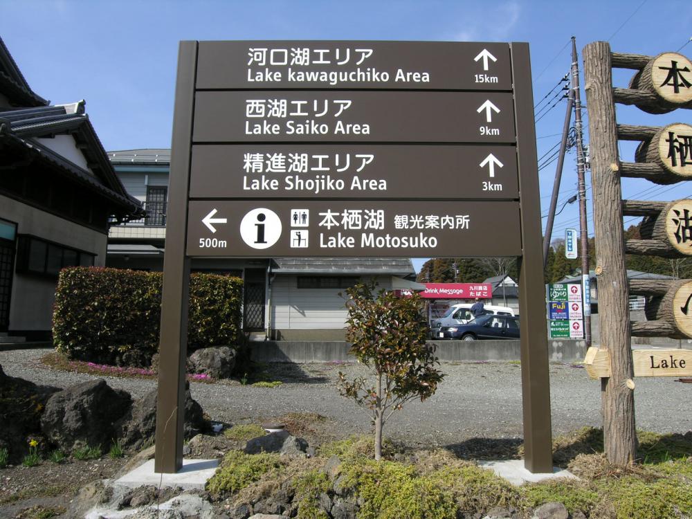 Area directional sign