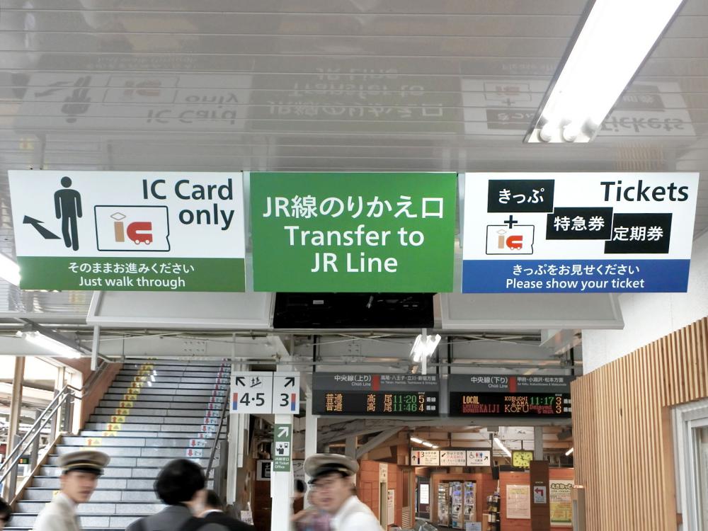 Transfer gate from Fujikyu Railway